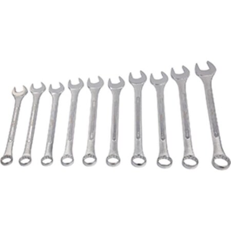Gourmetgalley SAE Raised Panel Jumbo Combination Wrench Set - 10 Piece GO3650429